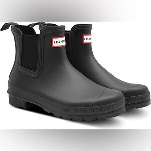 NIB HUNTER Original Waterproof Chelsea Rain Boot